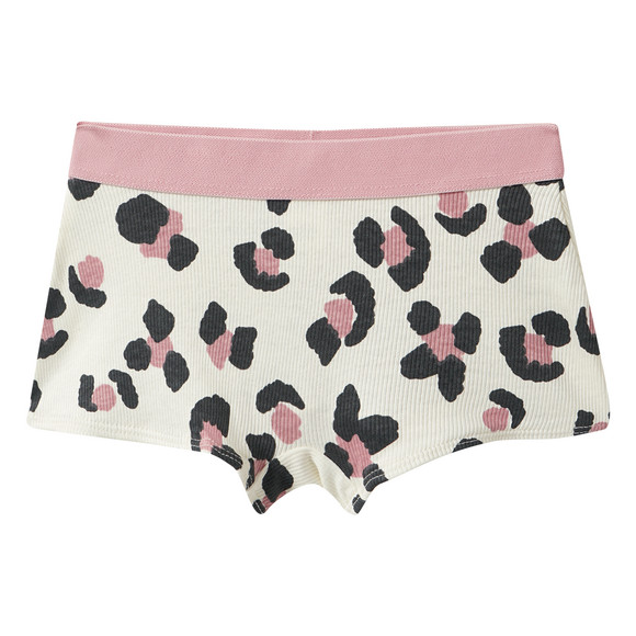 5 meisjes slips met geribde structuur