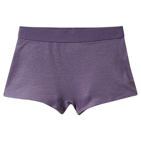 5 meisjes slips met geribde structuur