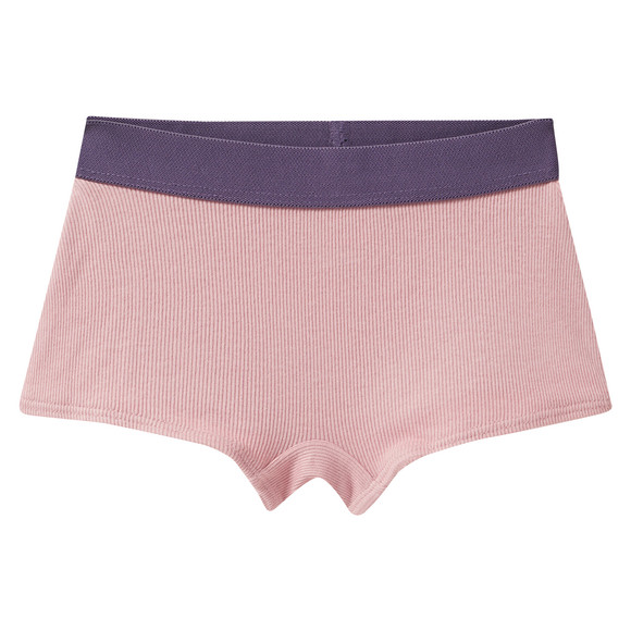 5 meisjes slips met geribde structuur