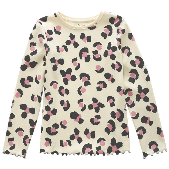 Meisjespyjama met geribbelde structuur