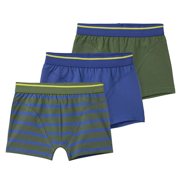 3 Jungen Boxer in verschiedenen Dessins