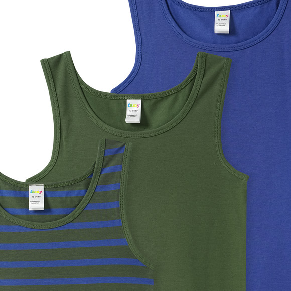 3 jongensvesten in verschillende designs