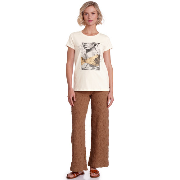 Dames-T-shirt met biologisch katoen