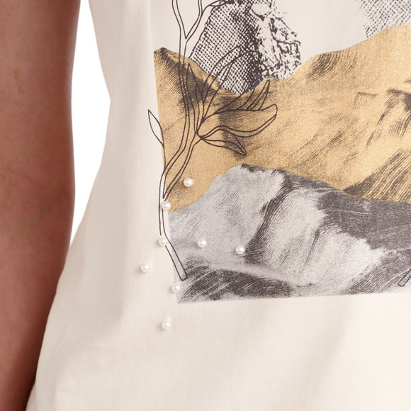 Dames-T-shirt met biologisch katoen