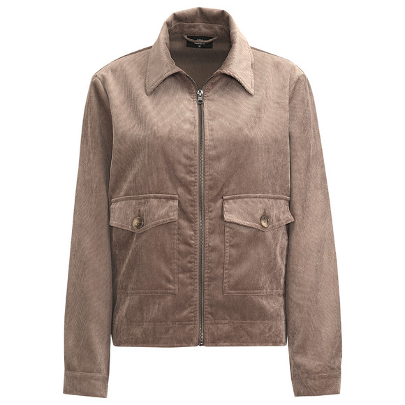 Damen Cord-Jacke mit Kragen