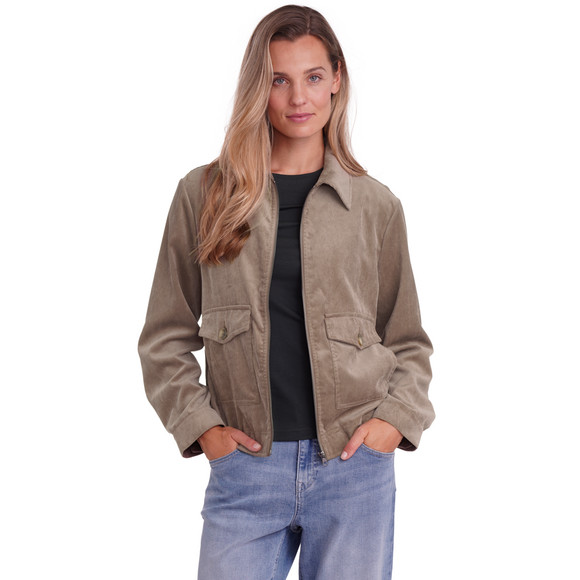 Damen Cord-Jacke mit Kragen