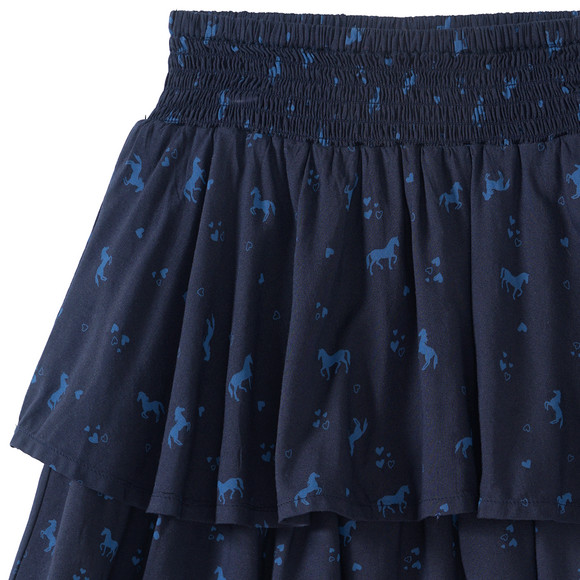 Mädchen Rock mit Pferde-Allover