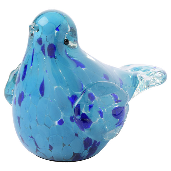 Decoratie glazen vogel