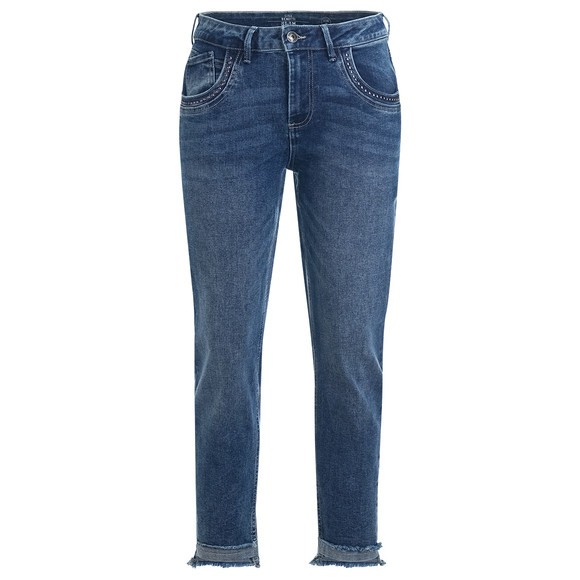 Dames jeans met klinknagels