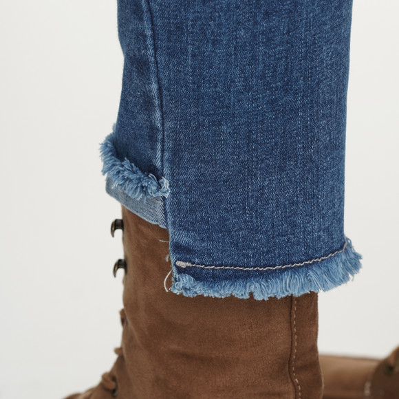 Dames jeans met klinknagels