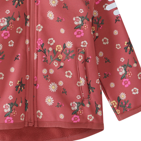 Baby Softshelljacke  mit Blümchen-Print