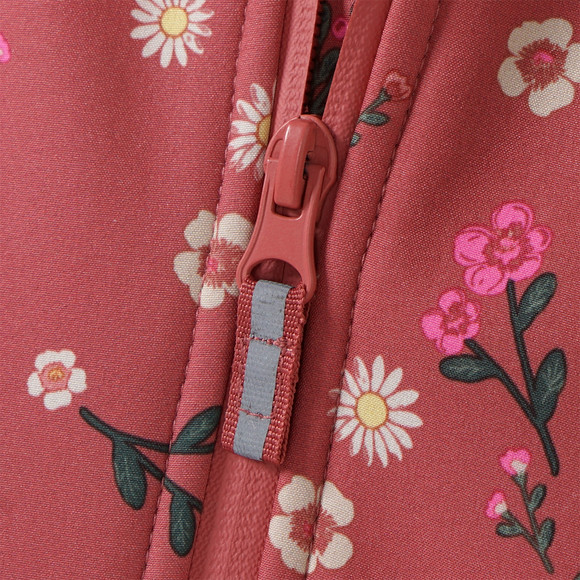 Baby Softshelljacke  mit Blümchen-Print