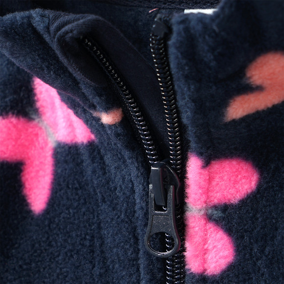 Baby fleecevest met vlinders