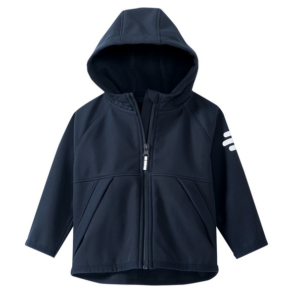 Baby Softshelljacke mit Fleece-Futter dunkelblau