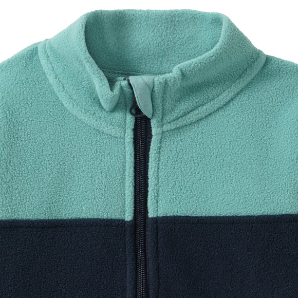 Baby fleece jack met opstaande kraag