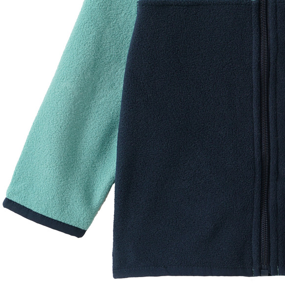 Baby fleece jack met opstaande kraag