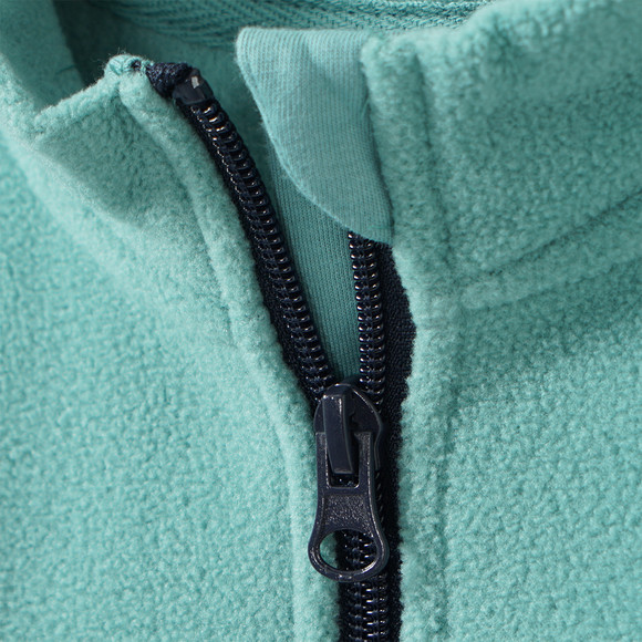 Baby fleece jack met opstaande kraag