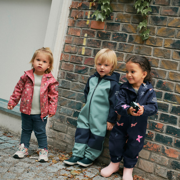 Baby Softshelloverall mit Fleece-Futter
