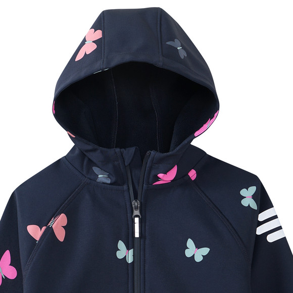 Mädchen Softshelljacke mit Allover-Print