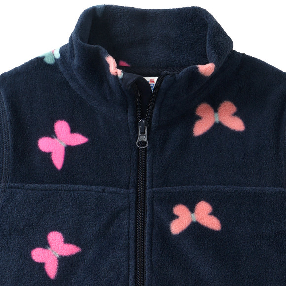 Fleecejack met vlinders voor meisjes