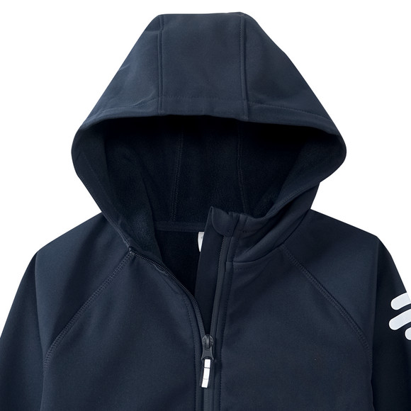 Softshell jongensjack met fleecevoering