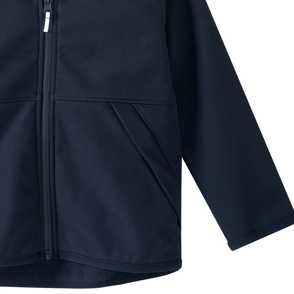 Softshell jongensjack met fleecevoering