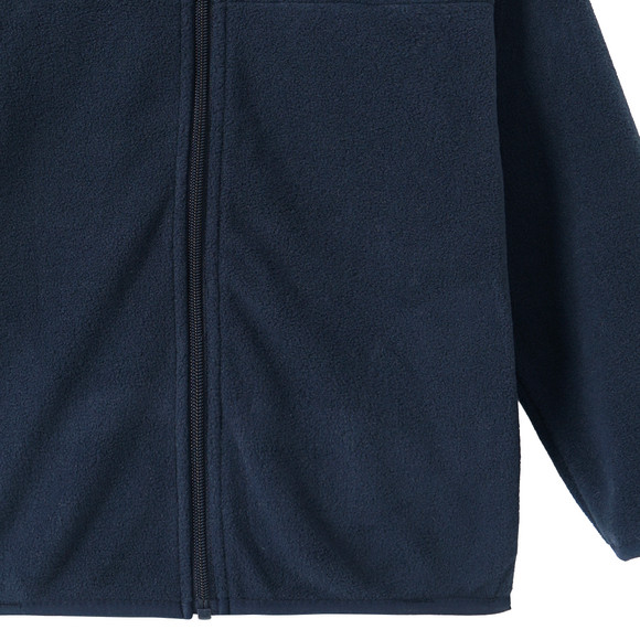 Fleecejack voor jongens met opstaande kraag