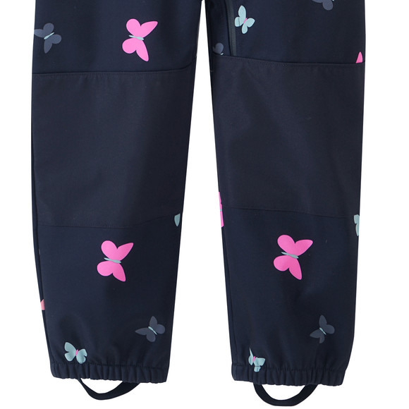 Softshell-kinderoverall met fleecevoering