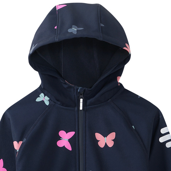 Mädchen Softshelljacke mit Allover-Print