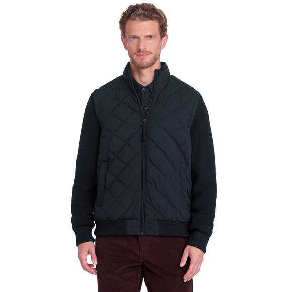 Herren Steppjacke mit Strickärmeln