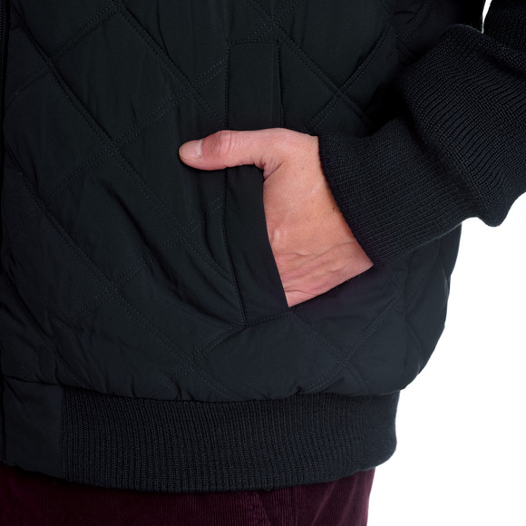 Herren Steppjacke mit Strickärmeln