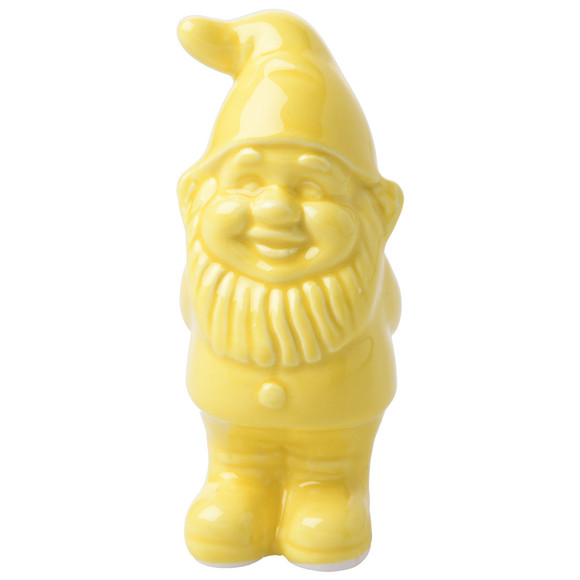 Kleine tuinkabouter in effen kleuren