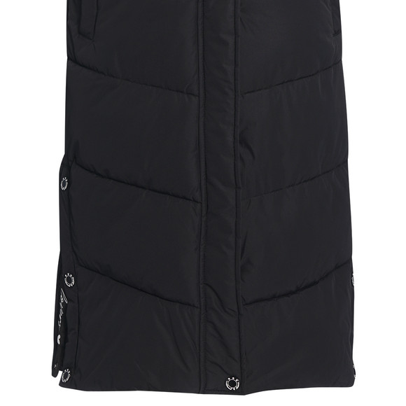 Dames gewatteerd vest met capuchon