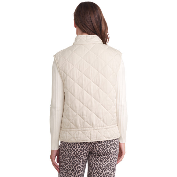 Gewatteerd gilet voor dames met rits