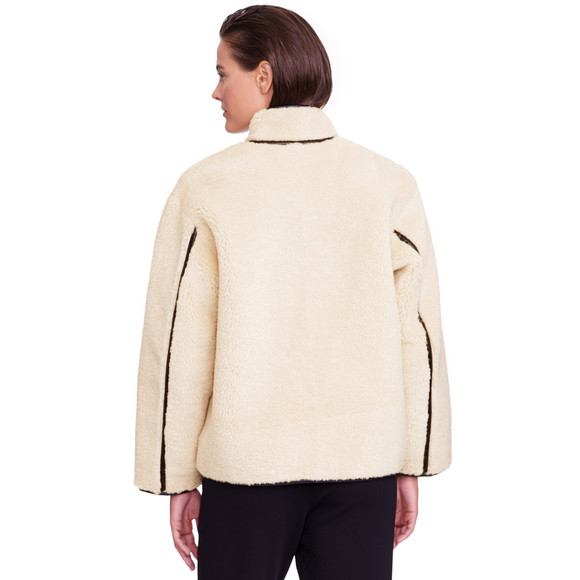 Dames teddy jas met knoopsluiting