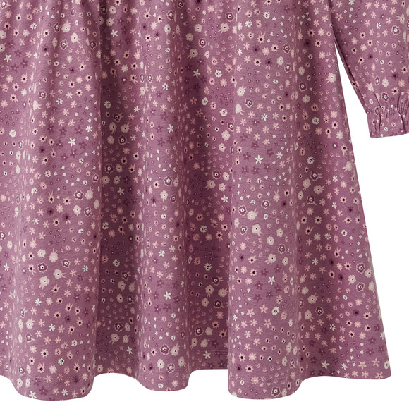 Meisjesjurk met bloemen all-over