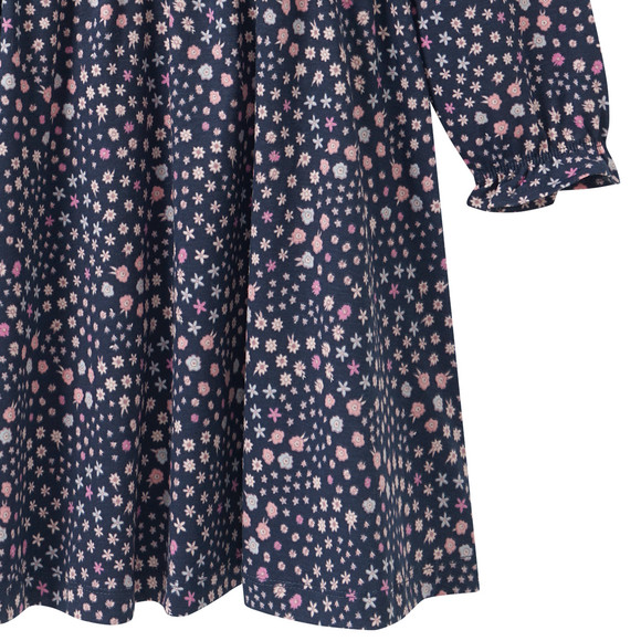 Meisjesjurk met bloemen all-over