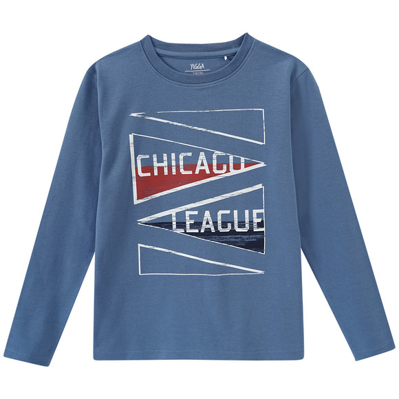 Jongensshirt met lange mouwen en print