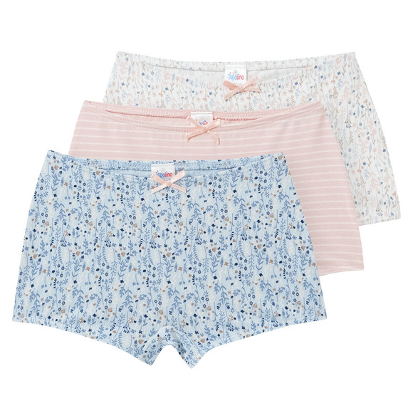 3 meisjes slips met biologisch katoen