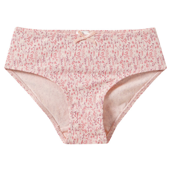 3 meisjesslips met biologisch katoen