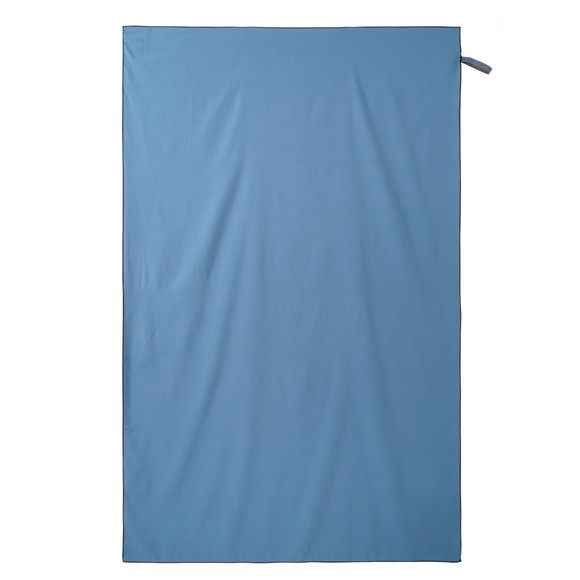 Grote microvezel sporthanddoek blauw