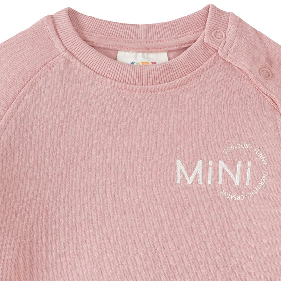 Babysweatshirt met stiksel