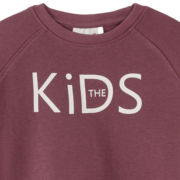 Meisjessweatshirt met tekstprint