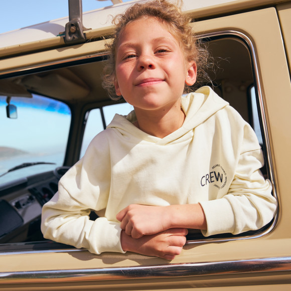 Kinderhoodie met message-print