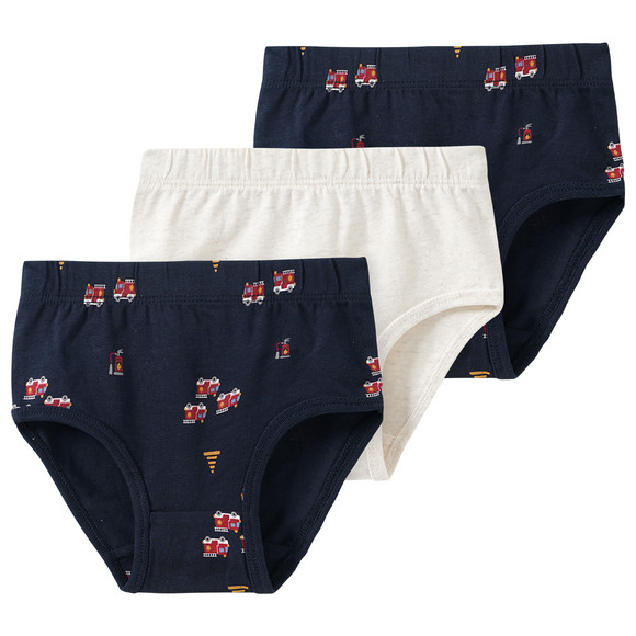 3 Baby Slips mit Feuerwehr-Motiven