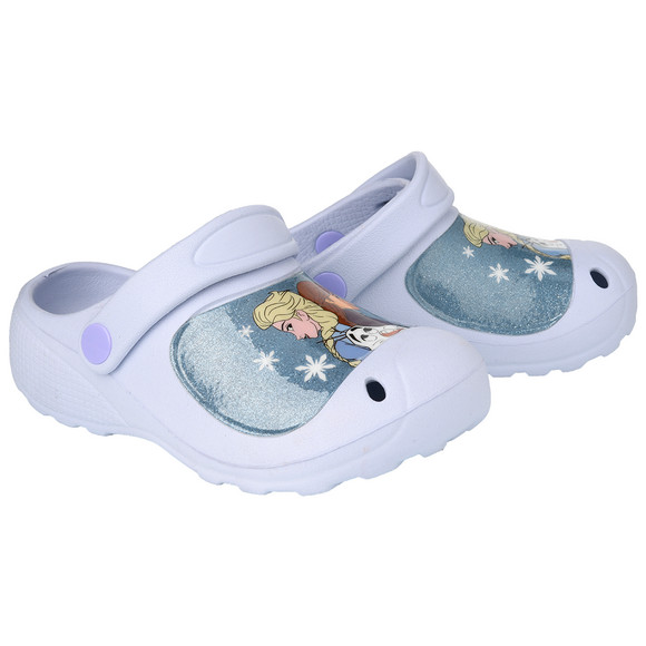 De Frozen badslippers met bandjes