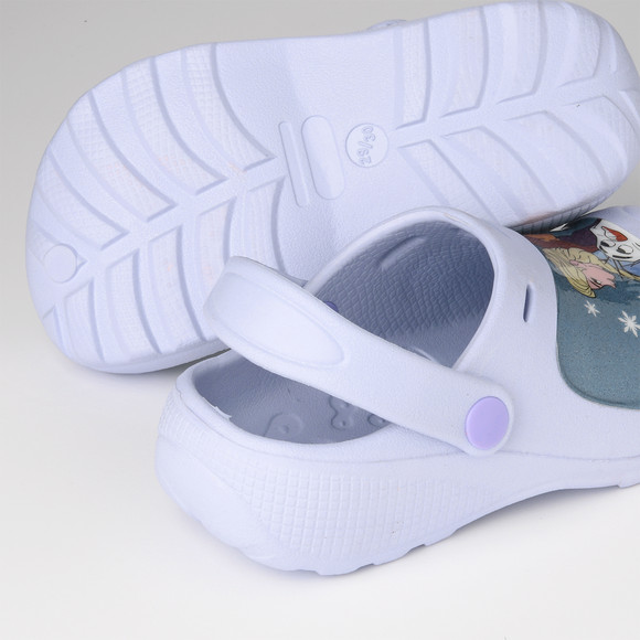 De Frozen badslippers met bandjes