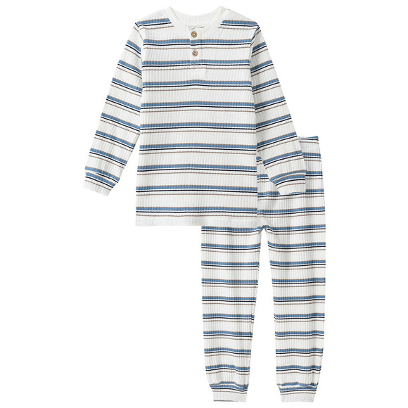 Baby Schlafanzug mit Rippstruktur