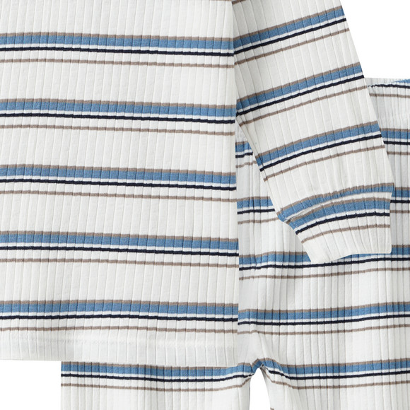 Baby Schlafanzug mit Rippstruktur