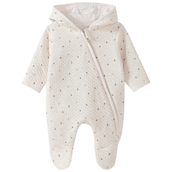 Pasgeboren jumpsuit met capuchon